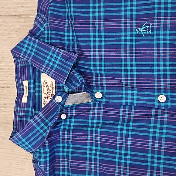 Penguin Men's Large Classic Fit Button Down - Picture 2 of 6